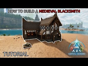 ARK ASA: How To Build a Medieval BLACKSMITH!
