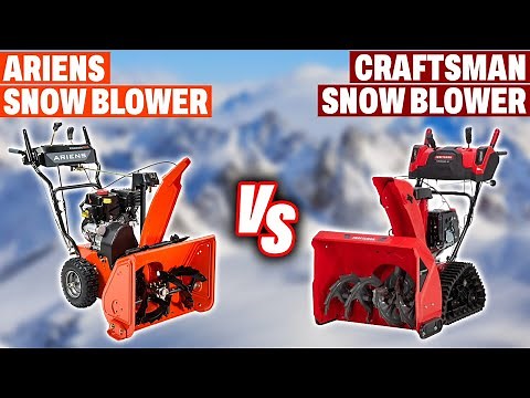Ariens vs Craftsman Snow Blower: Which One Should You Buy? (Which is the BEST OPTION for You?)