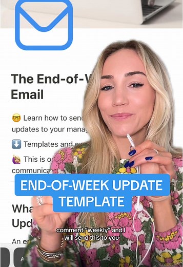 End-of-Week Update Template for Professionals