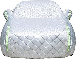 Hail Protector Car Cover Compatible with Tesla Model Y(2020-2023),Shell Super Breathable-Waterproof Windproof Snow Sun Rain Protective Outdoor All Weather Car Cover Fit of 187-75.6-63.9 Inches