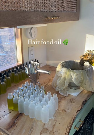 Natural Hair Oil Recipe with Essential Ingredients
