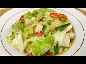 Here's how to cook stir-fried cabbage so it's delicious and crunchy.