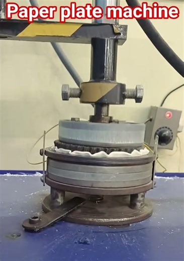 #video paper plate machine is a manufacturing device that produces disposable paper plates from raw