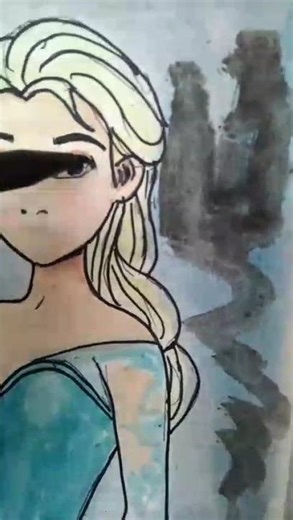 How To Draw FROZEN😍 #anime #drawing #art