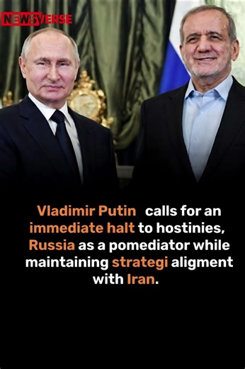 Vladimir Putin calls for an immediate halt to hostilities