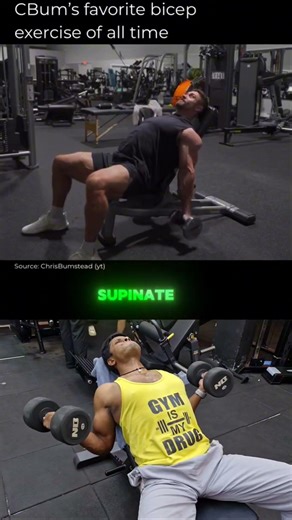 Cbum's favorite biceps exercise of all time #bicepsworkout #cbum #cbummotivation