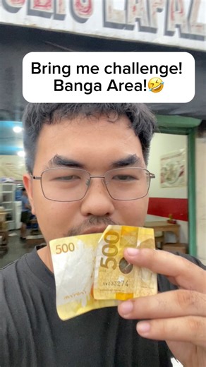 1.1K reactions · 33 shares | Bring me challenge! Banga area!藍 1st = 500 pesos!螺 consolation prizes: 5 Croissants and 5 Special Batchoy!螺 #bringmechallenge #reelschallengereelschallenge #fbviralreels | Eman V. Eleptico | Facebook
