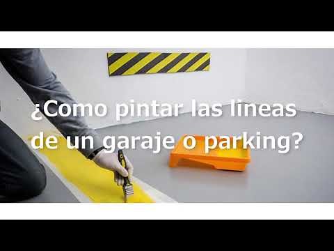 ¿Como pintar las lineas de un garaje o parking?