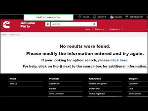 How to find aftertreatment information on parts cummins com
