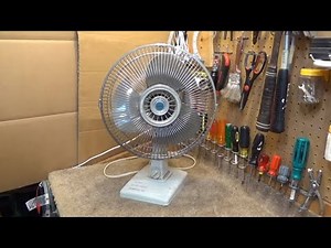 KMC 12" Oscillating Fan model HF-30ND | Clean And Repair