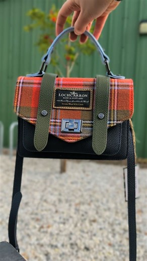 Join us as we take a trip up to Edinburgh for the Islander UK Bag Workshop Experience to create and build our bespoke satchel. Their Canongate workshop now features exclusive lids made in authentic Lochcarron tartans, woven in our 100% Scottish wool Strome fabric at our mill in the Scottish Borders, just an hour away. Fully customisable, select the main components - the colour of the body, the lid, and the straps and create a bag that is uniquely yours. Mix and match and find the perfect combina