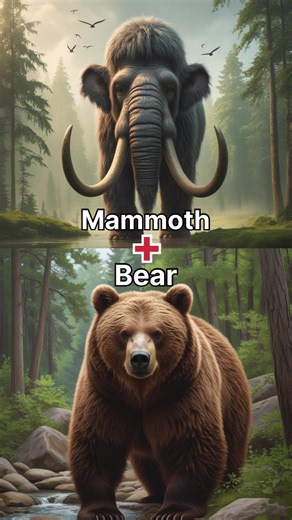 Mammoth and Bear Hybrid Animal Fusion Explained