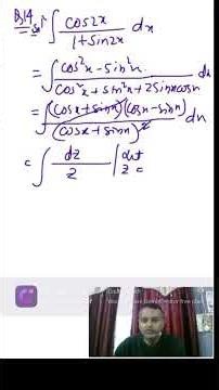 ∫{(cosx-sinx)/(1+sin2x)}dx