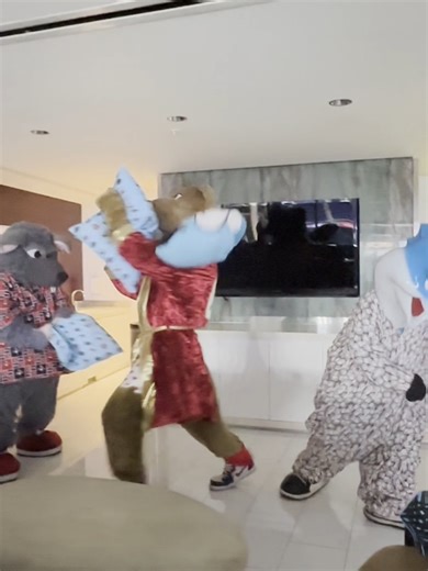 Slumber party at Billy's house tonight! 🐟