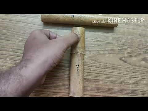 Building with Bamboo- Fish Mouth Joint