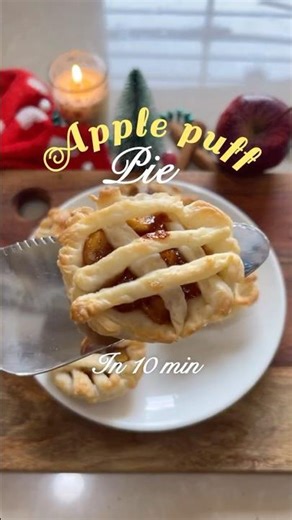 5 mins Puff paratha but make it apple pie!!!