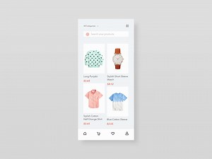 Shopping ios app / Animation