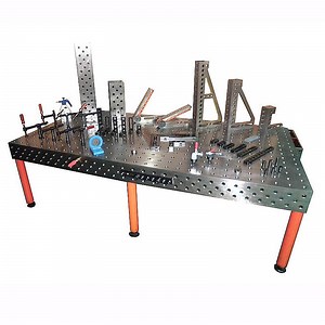[Hot Item] Multi Function Workbench with Clamping Options Perforated Holes 3D Welding Table