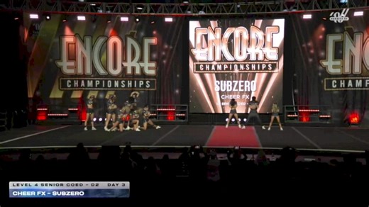 Cheer FX - Subzero [2025 L4 Senior Coed - D2 Day 3] 2025 Encore Grand Nationals