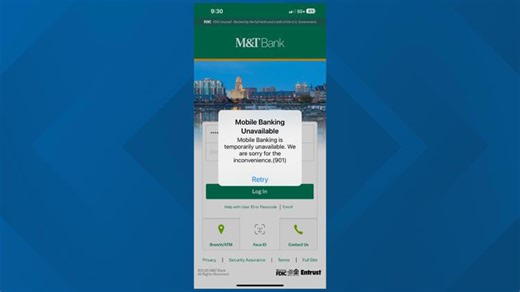 M&T Bank: online and mobile banking issues are 'fully resolved'