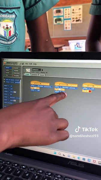 Grade 6 Coding and Robotics at Bonisanani Primary School
