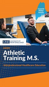 18K views | Earn your M.S. in Athletic Training from the University of New England located on the coast of Maine. ✨Experience wide-ranging clinical opportunities ✨State-of-the-art research laboratories ✨Interprofessional collaboration Take the first step toward a rewarding career in athletic training and learn more today! | University of New England | Facebook