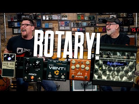 Best Of The Rotary Speaker Pedals - Lex, RT-2, Keeley, Vent & Rotosphere [Mono, Stereo AND Wet-Dry]