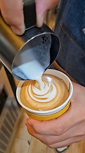 Brewing artistry, one cup at a time ☕✨ Dive into the world of Figaro Coffee's exquisite latte art, where every sip is a masterpiece. #FigaroCoffee | Figaro Coffee