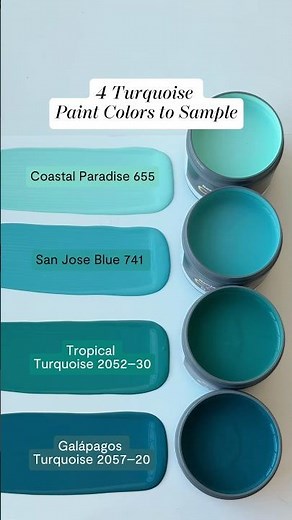 4 Turquoise Paint Colors from Benjamin Moore 🩵