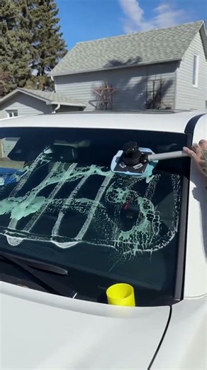 try this to clean car glass easy#tools