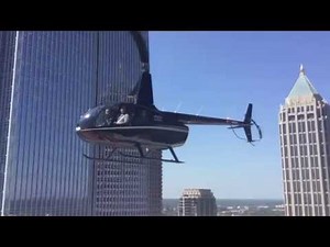 Helicopter Landing on The Square