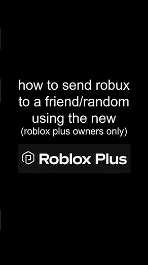 how to send robux to other people using the new roblox plus (0% robux cut)