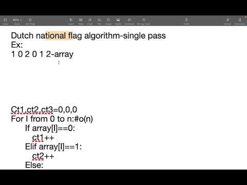sort colors leetcode