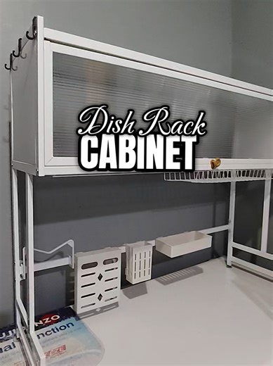 Metal Dish Rack Cabinet for Efficient Kitchen Storage