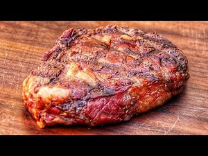 Reverse seared BISON STEAK from my GMG - english Grill- and BBQ-Recipe - 0815BBQ