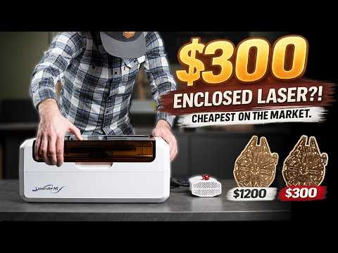 I Tested the CHEAPEST Enclosed Laser… Worth It? | LaserVii M1 Review