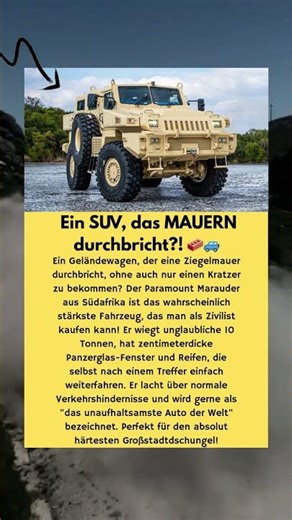 Paramount Marauder: Das unzerstörbarste SUV der Welt 🧱🚙