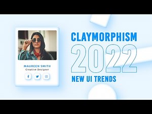 CSS Claymorphism | UI Trends 2022 @OnlineTutorialsYT