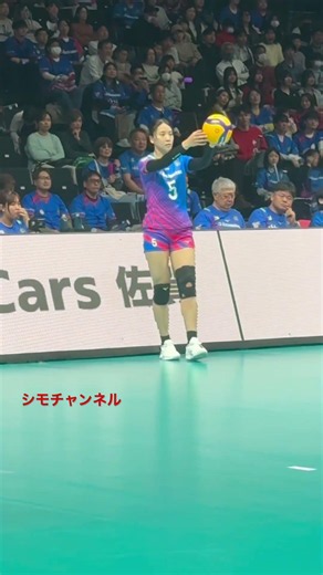 中島咲愛選手サーブからの北窓絢音選手得点 #女子バレーボール #バレーボール #volleyball #綺麗 #かわいい #中島咲愛 #北窓絢音 #saga久光スプリングス #迫力 #日本代表