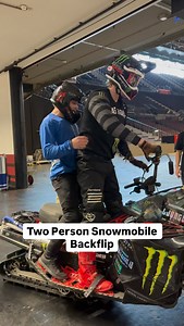 Two person Snowmobile Backflip!!!❄️ @mastersofdirt @marcusohlssson @arehart_bikes #sendit #backflip #snowmobile #mastersofdirt #athlete #stunt #stunts | Arehartbikes