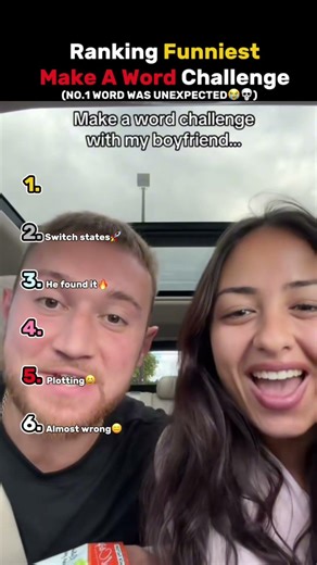 Ranking funniest make a word challenge