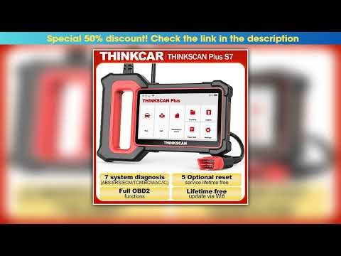 THINKCAR Thinkscan Plus S7S6S4 OBD2 Diagnostic Tools Transmission ABSSRS Diagnosis Code Reader