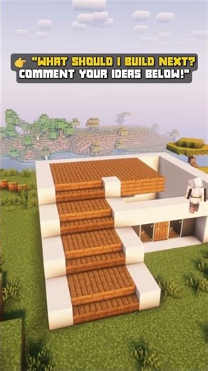 Modern Villa in Minecraft 🏡✨ #minecraft #shorts