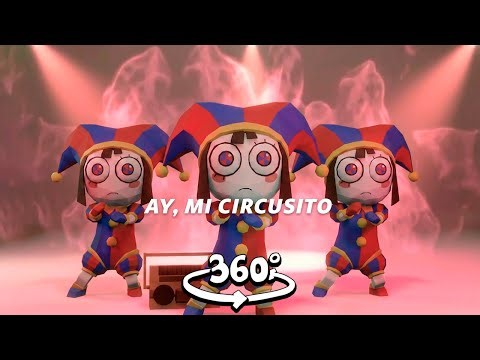 360° VR Ay, mi Circusito Pomni, Pomni (From Amazing Digital Circus) | MONTAGEM MIAU (Letra)