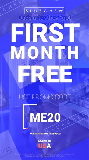 485K views · 258 reactions | BlueChew is proudly made in the USA. Get a free medical consultation and a prescription if approved | BlueChew | Facebook