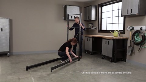 Gladiator 4-Tier Welded Steel Garage Storage Shelving Unit (77 in. W x 72 in. H x 24 in. D) GARS774XEG