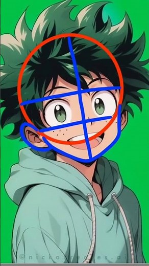 How to draw Izuku Midoriya (Deku) | My Hero Academia Fanart ✨ #shorts #myheroacademia