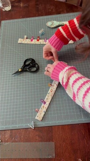 Making the perfect key fob holder #sewing #sewingtutorial #sewinghacks