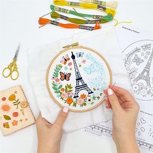 Alice Caroline 'Alice in Paris' Embroidery Kit