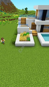 Como hacer una casa Moderna en minecraft #minecraft #minecraftbuilding #minecrafttutorial #minecraftpe | Craftxing